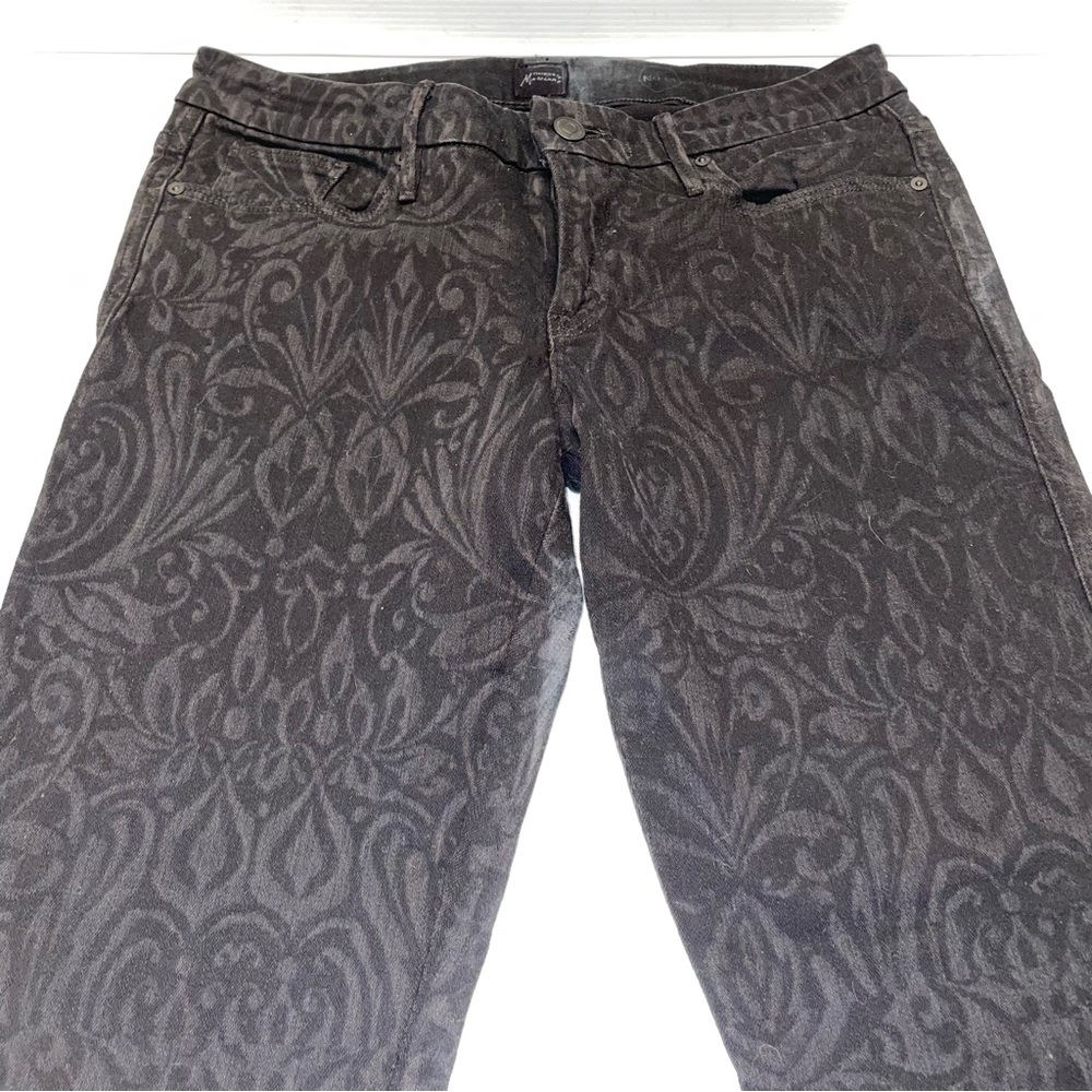 Guess by Marciano Embossed Black Ankle Jeans